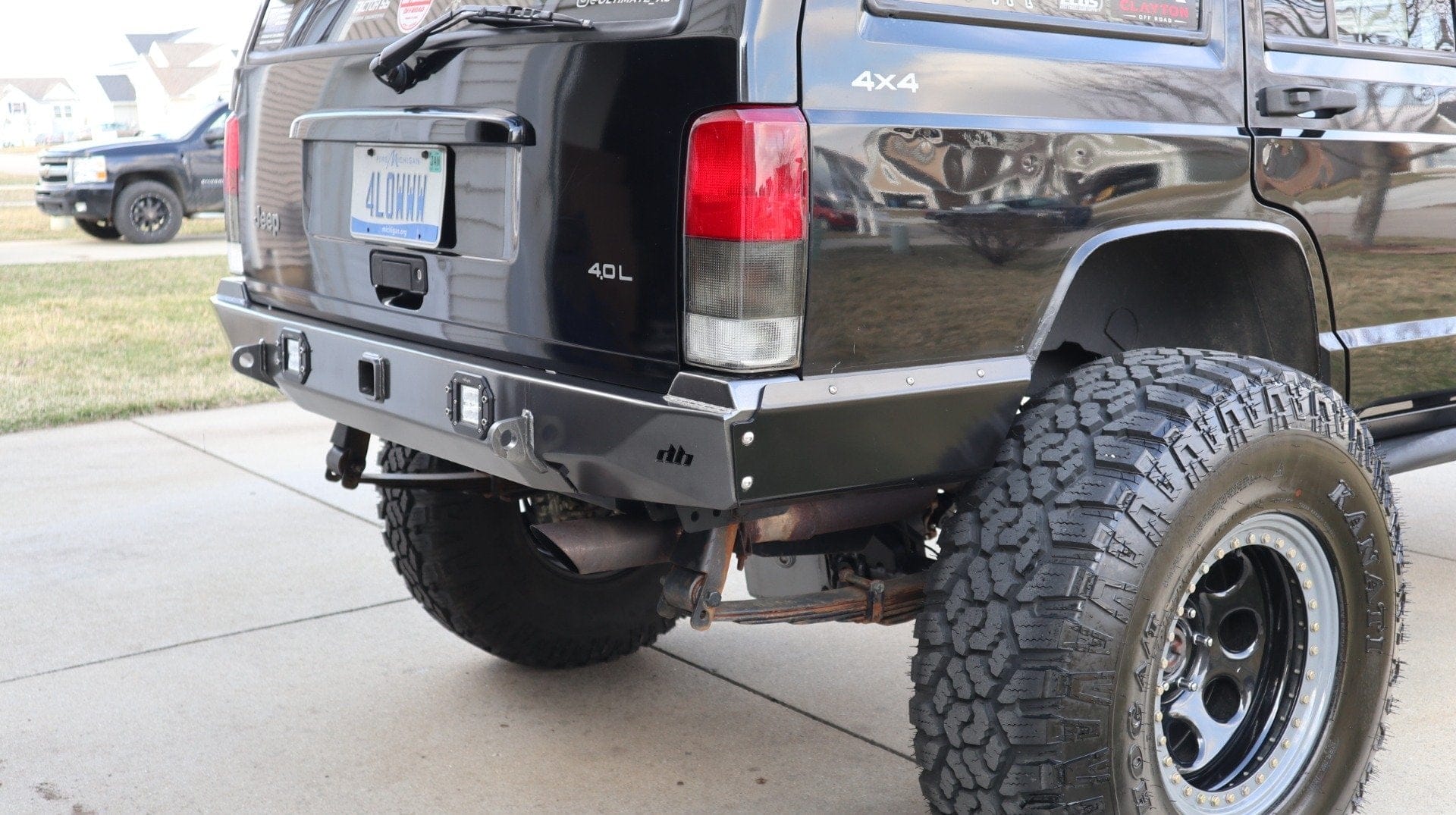 Rock Bruiser Rear Bumper | Cut-n-Fold | Jeep Cherokee XJ (1984-2001)