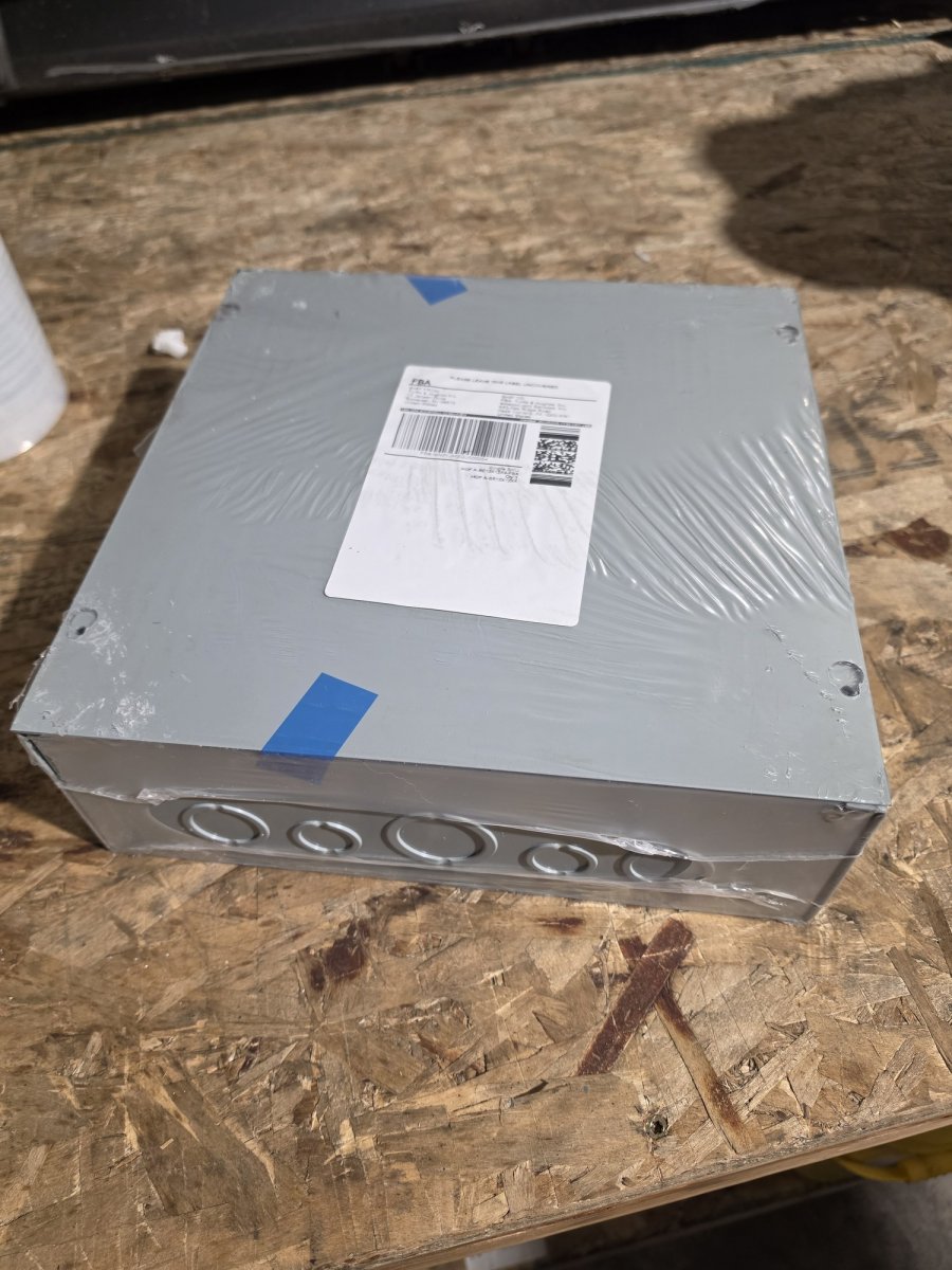 nVent Hoffman ASE12X12X4 Screw-Cover Pull Box 12x12x4 NEMA 1 Steel w/ Knockouts (New), image 2