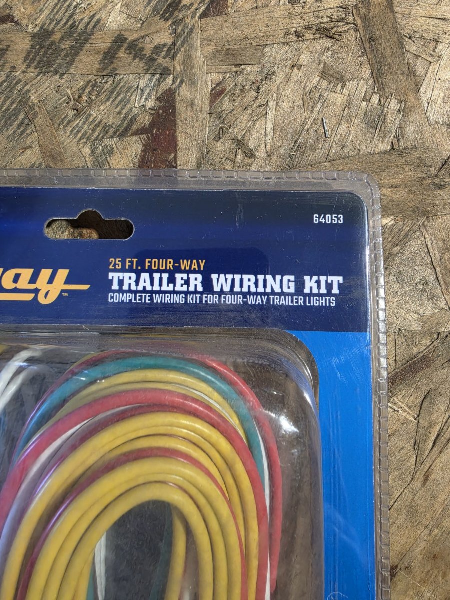 Kenway 25 ft. Four-Way Trailer Wiring Kit, 14 AWG, 4-Pin Flat (HF 64053, New Sealed), image 2