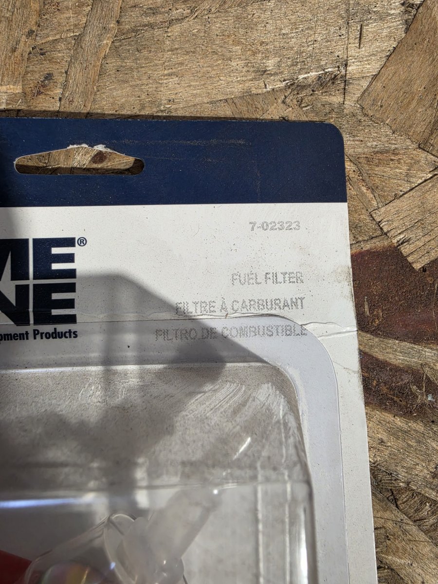 Prime Line 7-02323 Inline Fuel Filter, 1/4" & 5/16" Line (New Old Stock), image 2
