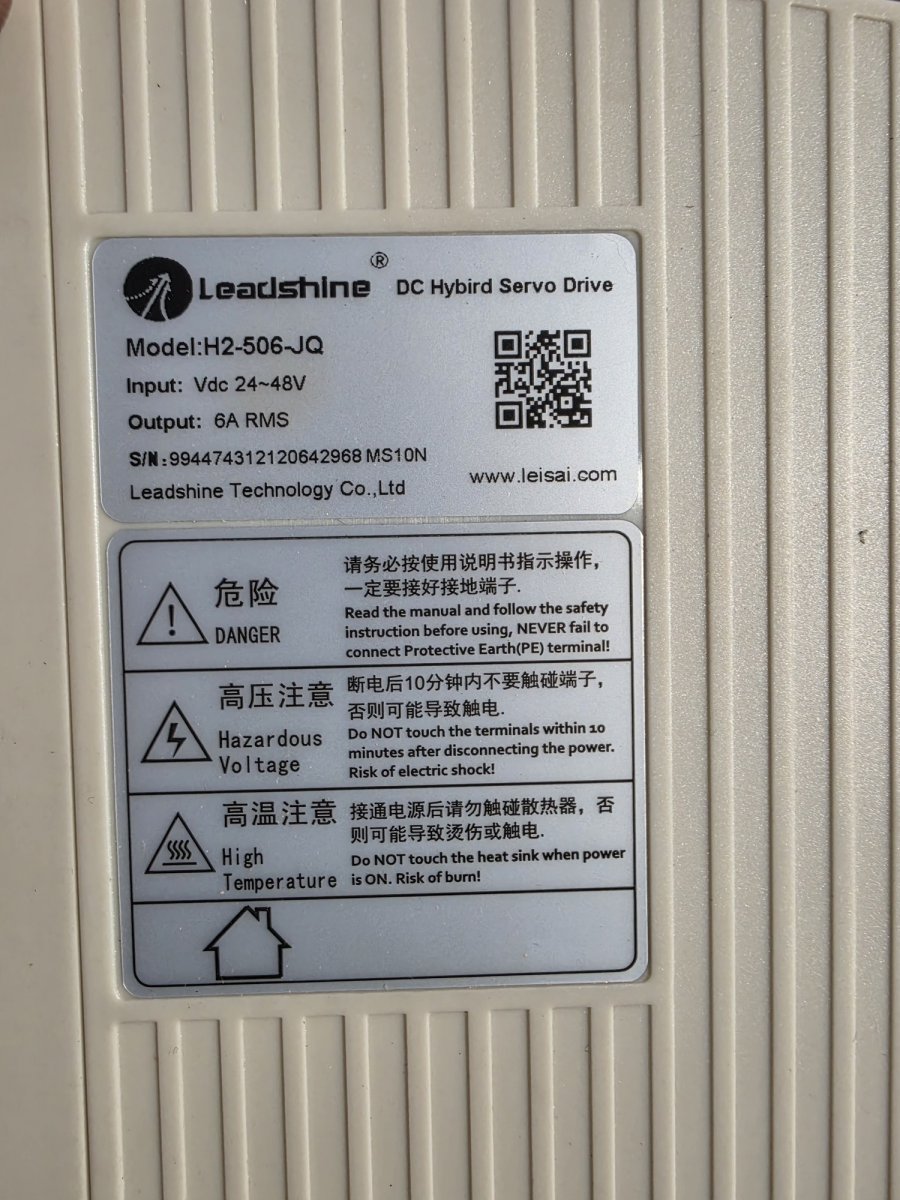 Leadshine H2-506-JQ DC Hybrid Servo Drive 24-48VDC 6A RMS (New in Box)