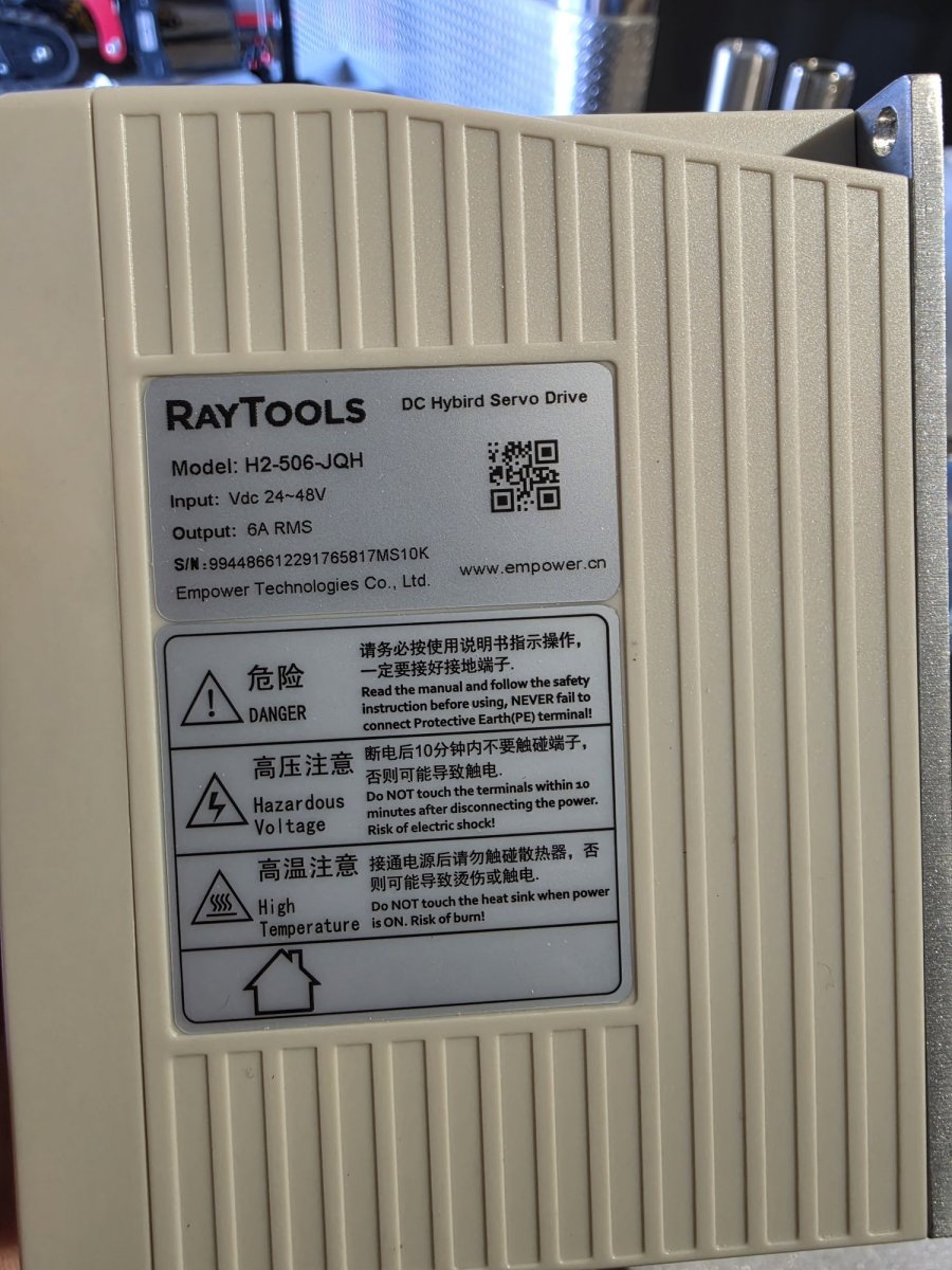 Raytools H2-506-JQH DC Hybrid Servo Drive 24-48VDC 6A RMS (New in Box, w/ Accessories)