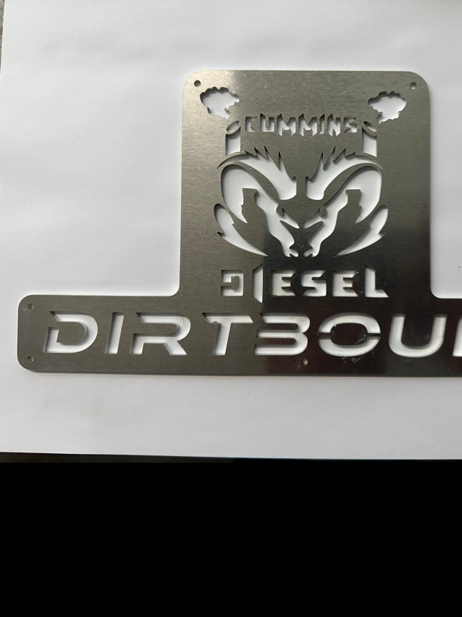 Cummins Diesel Mud Flap Plate