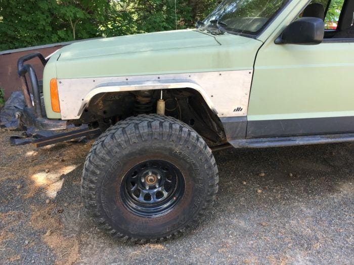 DIY Front Steel Fender Armor & Flares – Jeep Cherokee XJ & Comanche MJ (1984–2001)