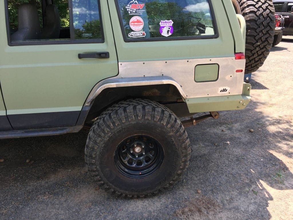 DIY Rear Steel Fender Armor & Flares – Jeep Cherokee XJ (1984–2001)