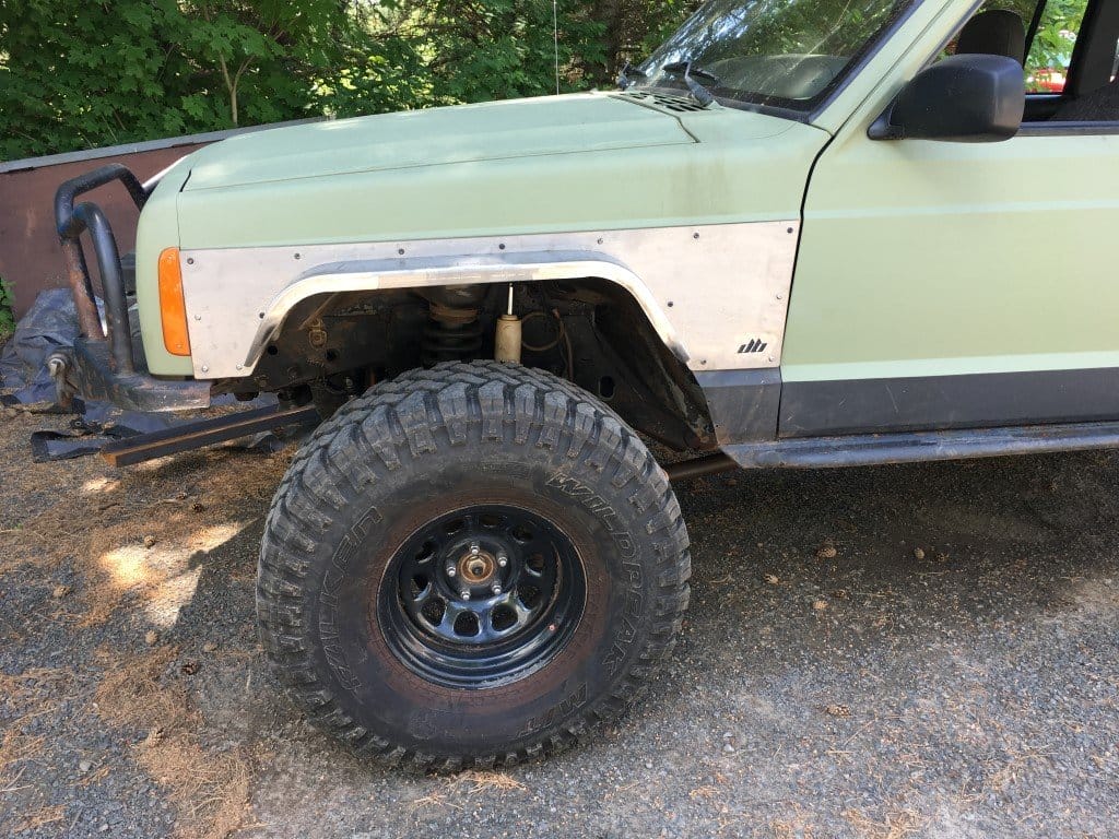 Front Steel Fender Armor & Flares – Jeep Cherokee XJ & Comanche MJ (1984–2001)
