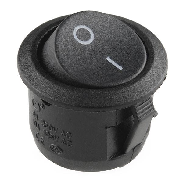 Rocker Switch – SPST (Round)