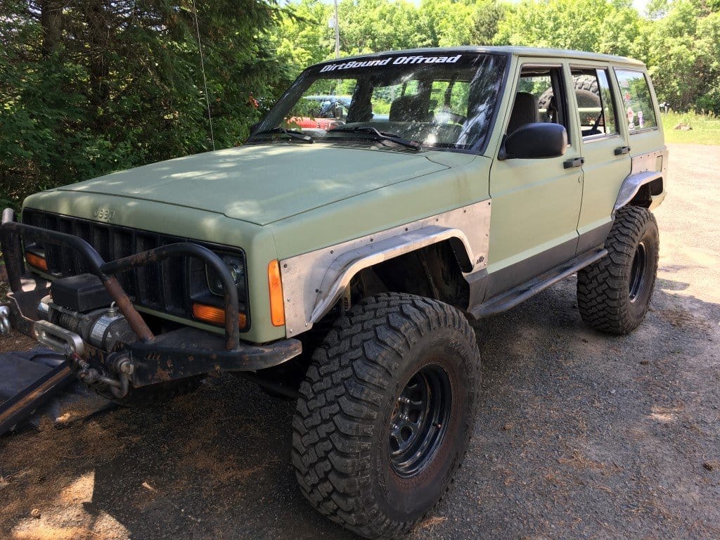 Full Set Steel Fender Armor & Flares, Front and Rear with Tail Light Guard – Jeep Cherokee XJ (1984–2001)