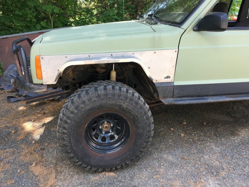 Front Steel Fender Armor & Flares | Jeep Cherokee XJ - DirtBound Offroad