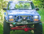 Manta Ray Front Winch Bumper | Pre Runner Hoop | Jeep XJ/MJ - DirtBound Offroad