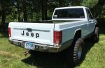 Manta Ray Rear Bumper - Jeep Comanche MJ - DirtBound Offroad