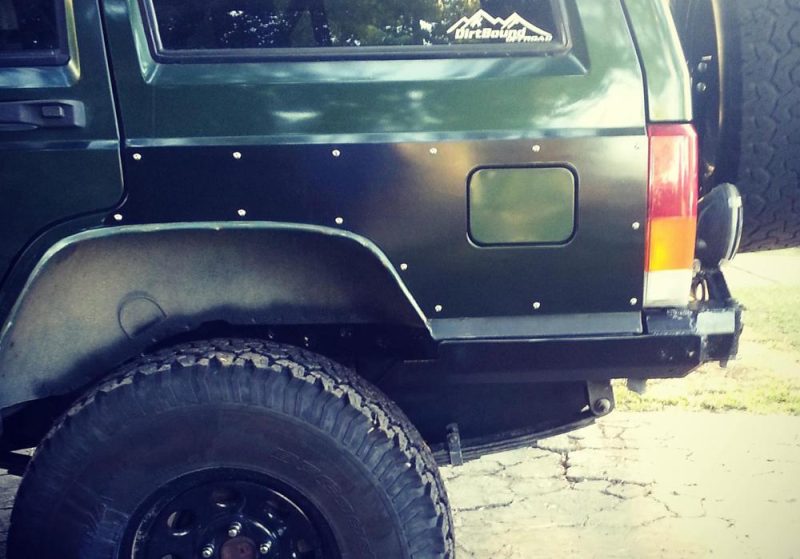 Rear Quarter Panel Armor - Jeep Cherokee XJ - DirtBound Offroad