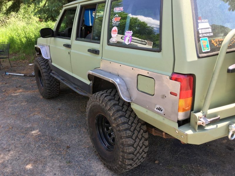 Rear Steel Fender Armor & Flares | Jeep Cherokee XJ - DirtBound Offroad