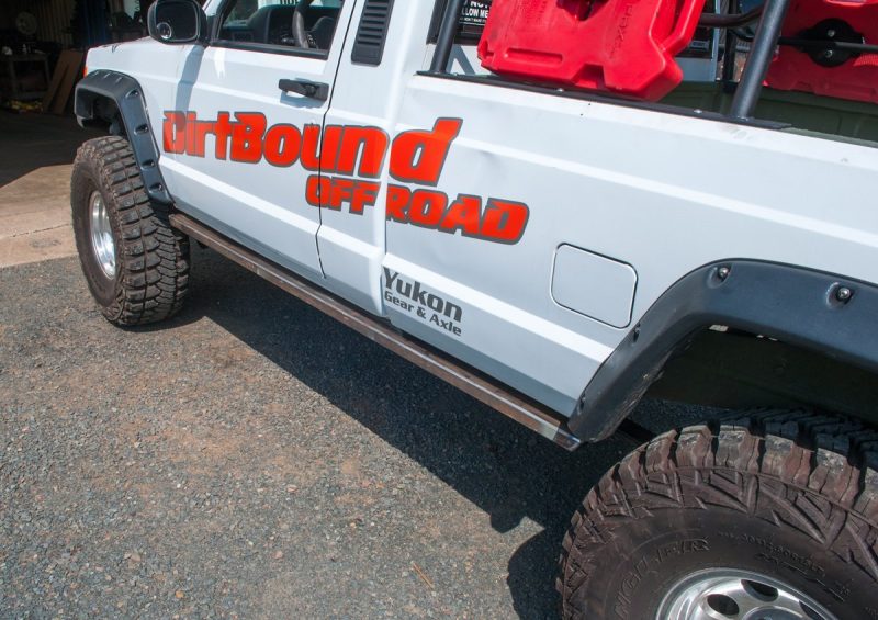 Rock Sliders | Long Bed | Jeep Comanche MJ - DirtBound Offroad