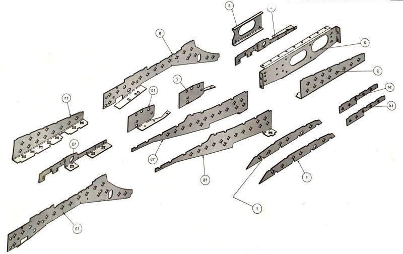 Short Bed Frame Plating Full Set - DirtBound Offroad